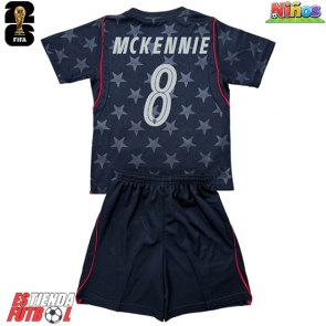 Estados Unidos Weston McKennie #8 Segunda Equipación Niños Mundial 2026 Manga Corta (+ Pantalones cortos)
